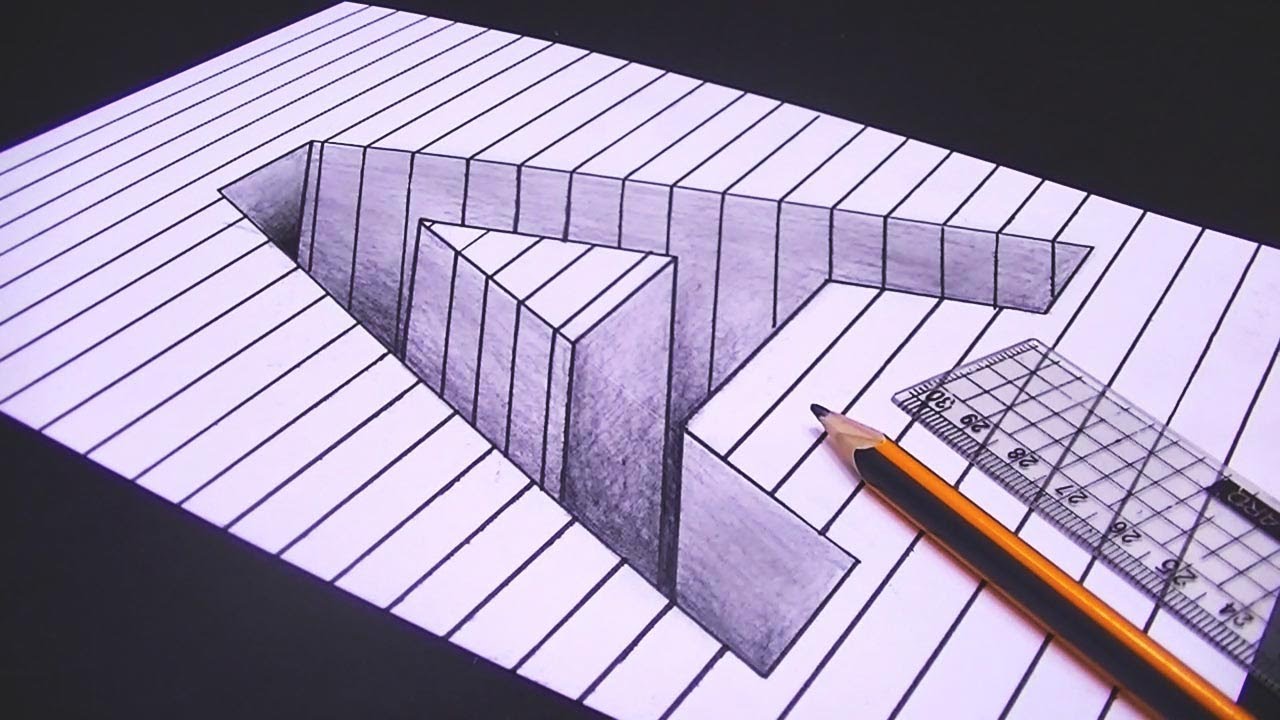 تعلم رسم 3D-تعرفى ازاى ترسمى اشكال حلوه 3224 5