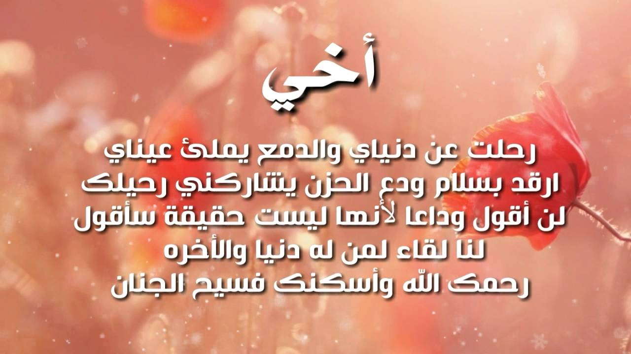 شعر جميل عن الاخ 7017 12