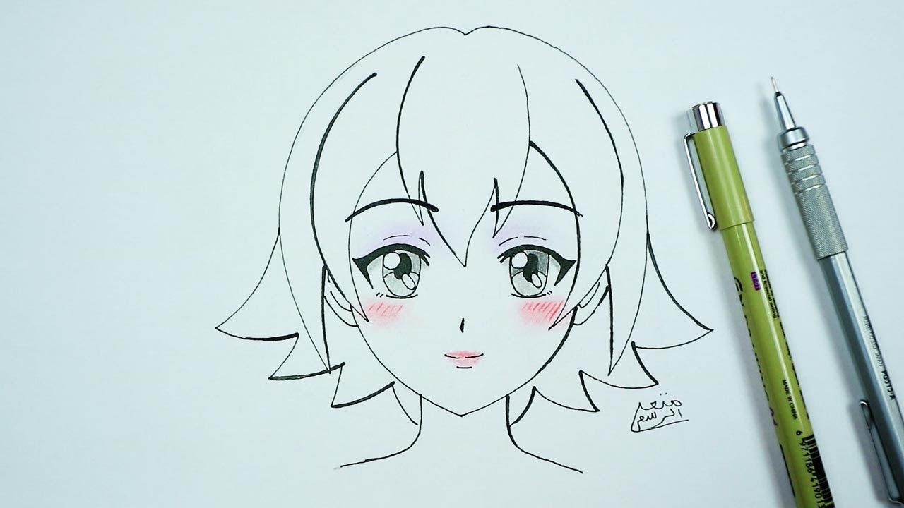 تعلم خطوة بخطوة كيفية رسم انمي - كيف ترسم انمي 4703 3