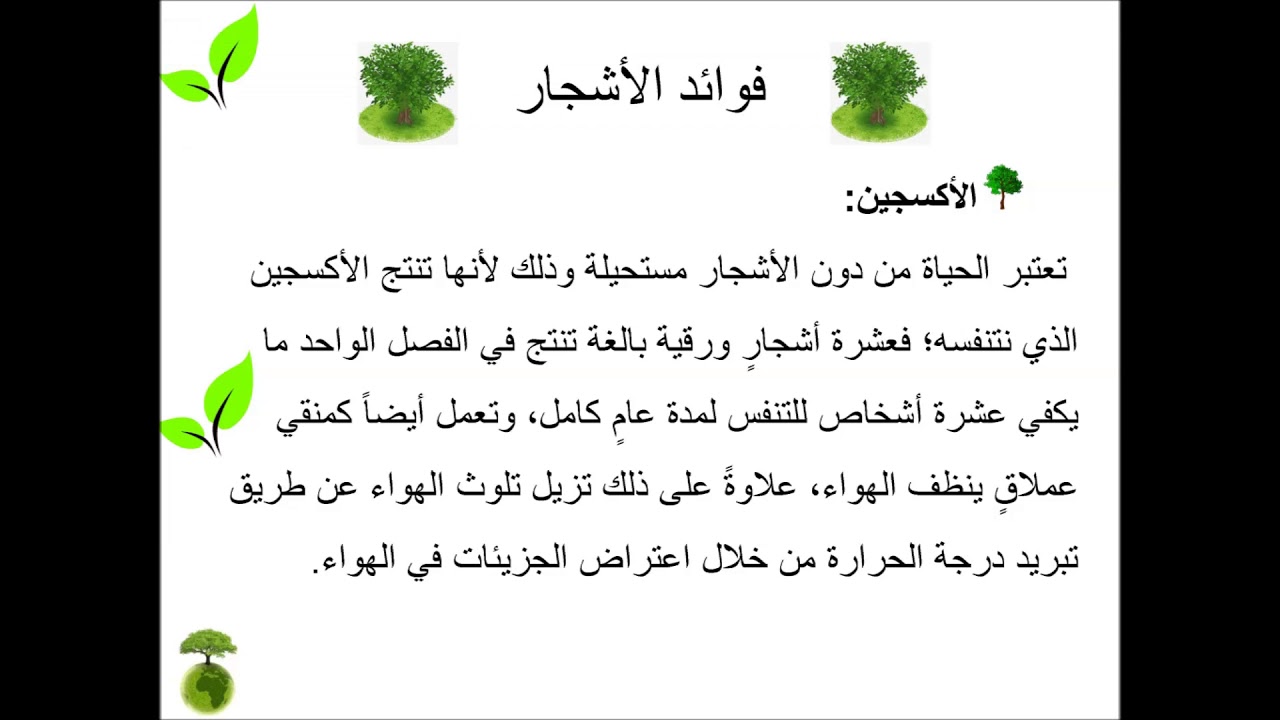 تعبير عن فوائد الشجرة , موضوع تعبير مهم جدا عن الشجره وفوائدها