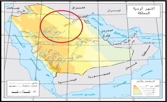 الرمه بالسعودية خريطة خريطته سحر وادي وجمال وهذه