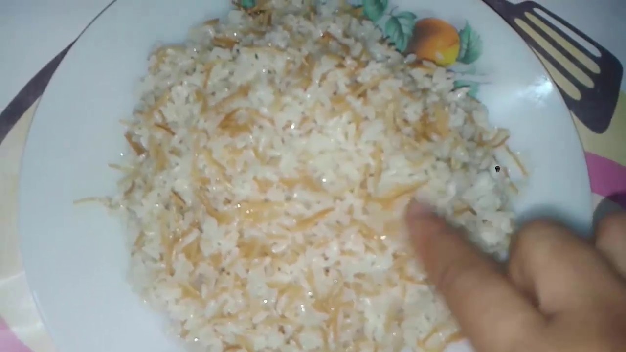 ارز الارز المصرى المصرية المطبوخ بالطريقة طبق طريقة عمل من