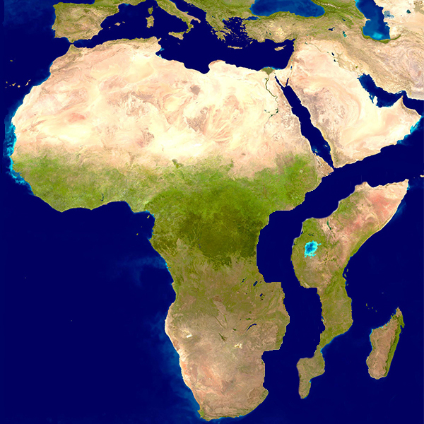 افريقيا الطبيعية خريطة صور طبيعيه قاره لخريطه