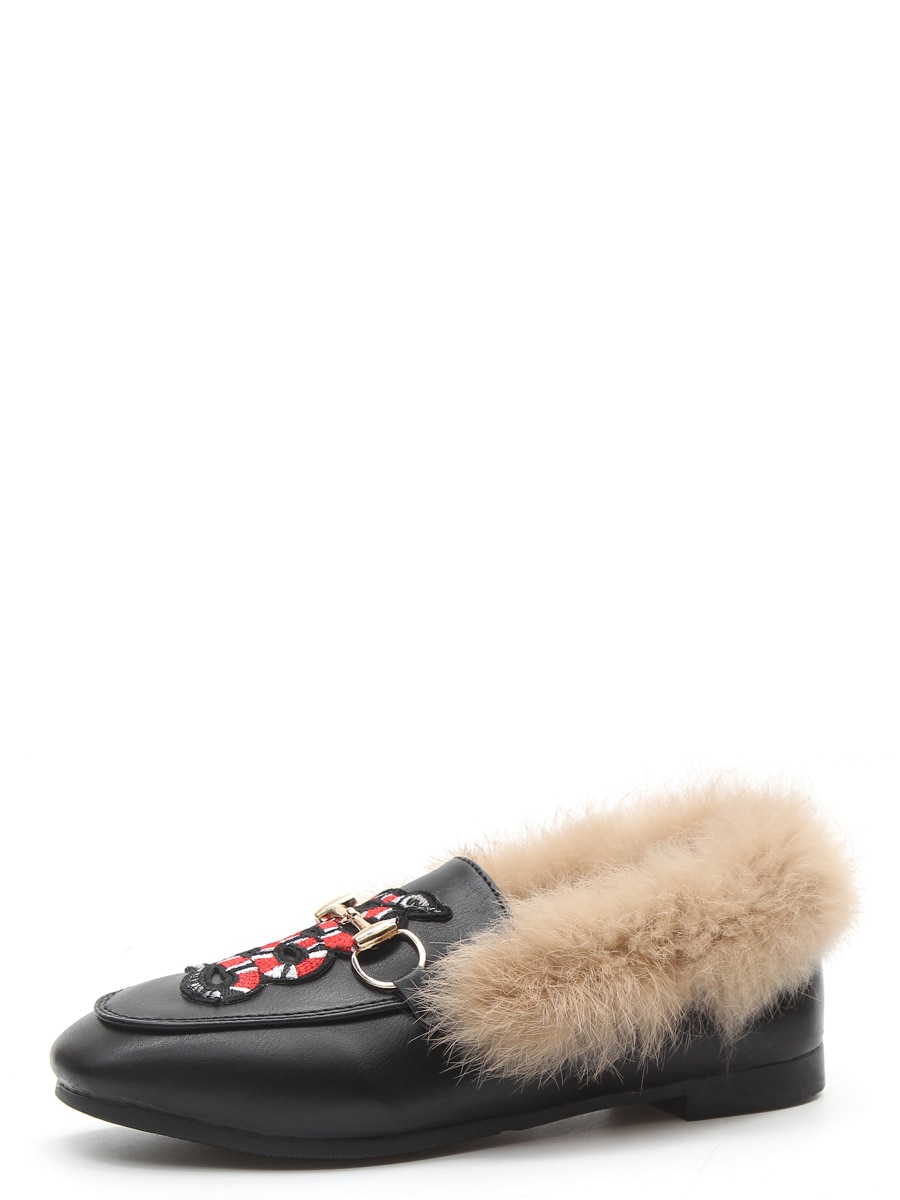 احذية الشتاء بدون جزم شتوية كعب لفصل مناسبه