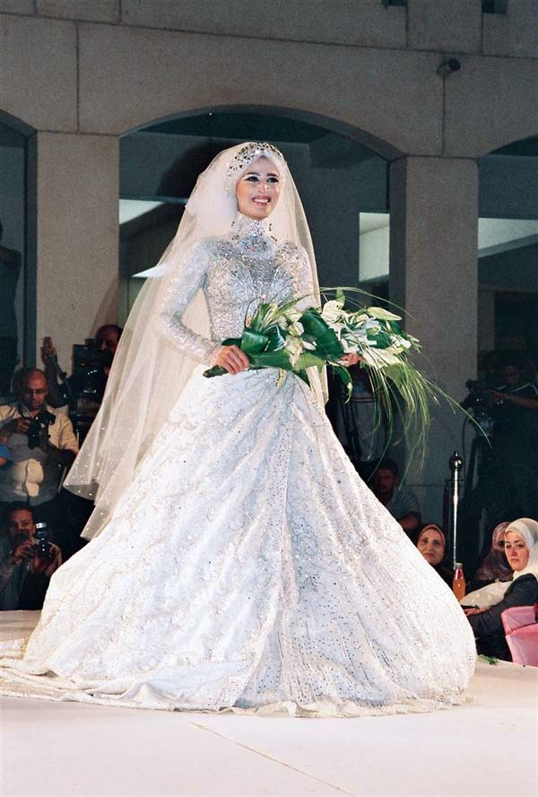 اجمل اكتمال الحجاب العالم بفستان زفاف فستان في للمحجبات