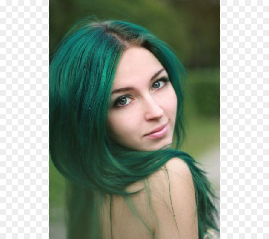 الخضراء خضراء شعر صبغة صورة غريبه للصبغات