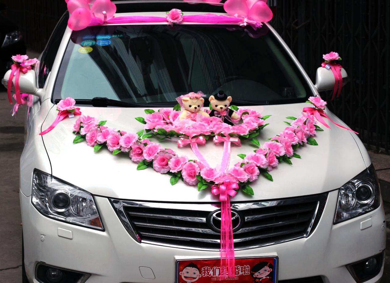 افكار الجمال الزفاف العروس تزيين رائعه سيارة سياره في لتزيين وغايه